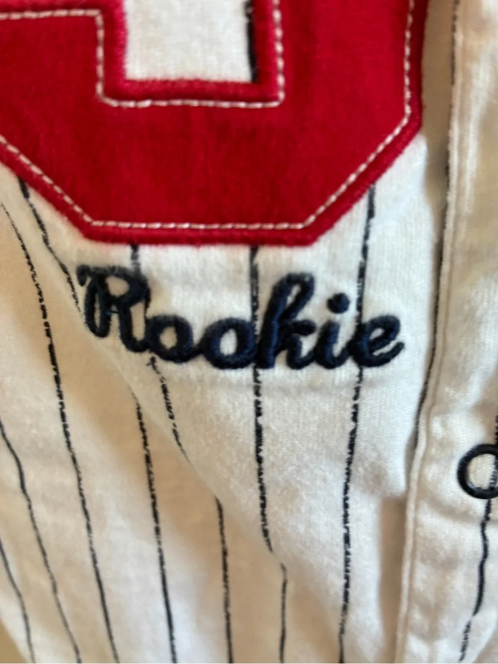 Carter's Navy, White & Red Baseball '36' Sleep Romper Baseball Lifestyle 101